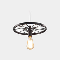 Pendant Light Farmhouse Chandelier Wheel