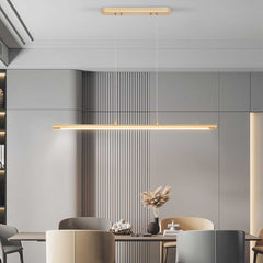 Pendant Light Linear LED Gold Dining Table
