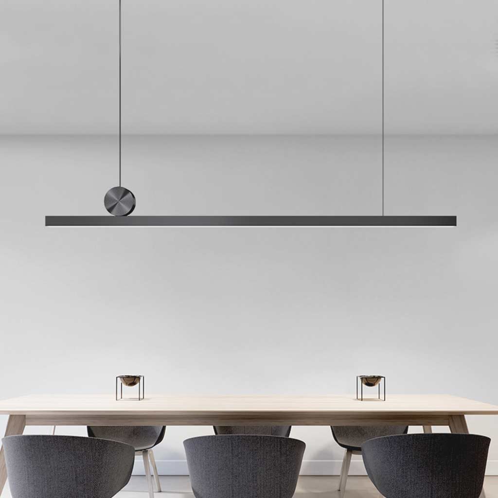 Pendant Light Long Linear LED Dimmable Dining Room