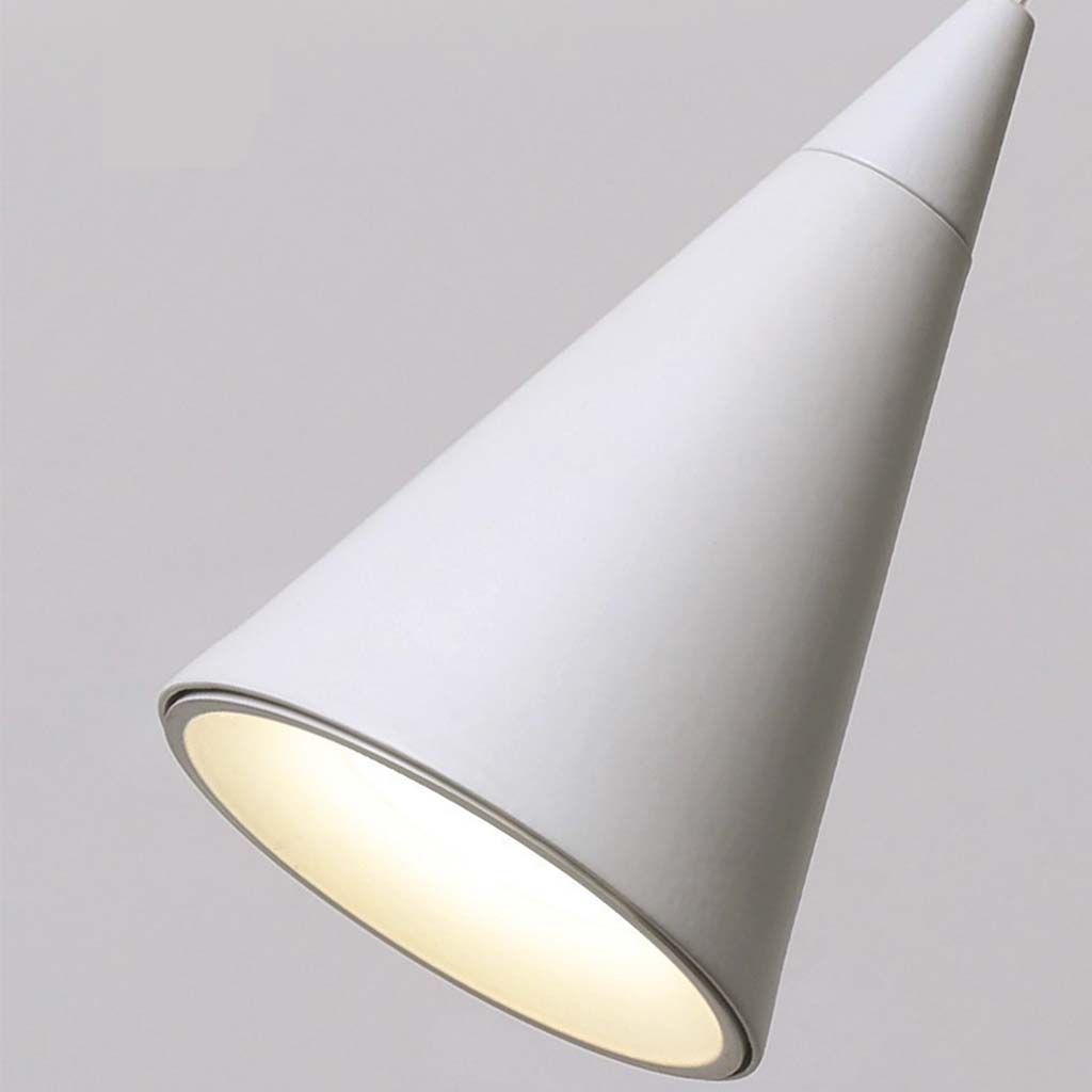 Pendant Light Minimalist Cone Hourglass Acrylic Shade