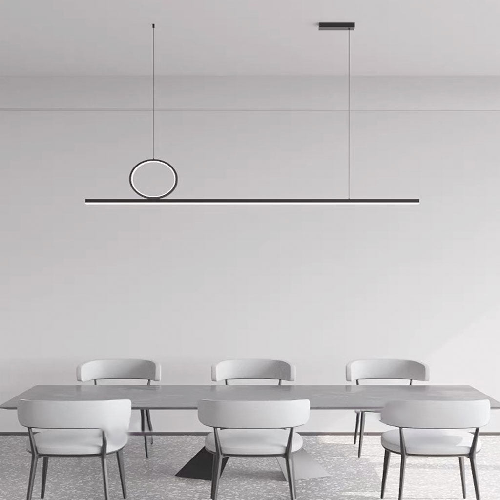Pendant Light Minimalist Geometric Linear Dining Room