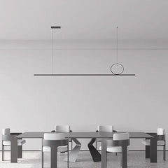 Pendant Light Minimalist Geometric Linear Dining Table