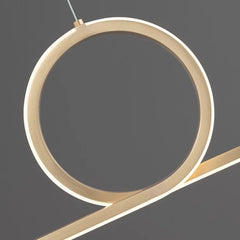 Pendant Light Minimalist Linear Loop