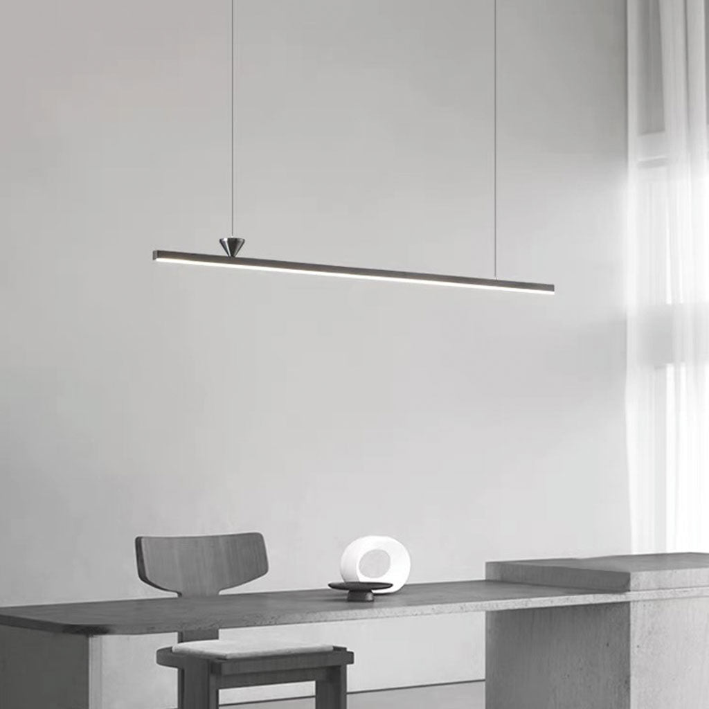 Pendant Light Minimalist Slim Long Bar Linear Dining Table