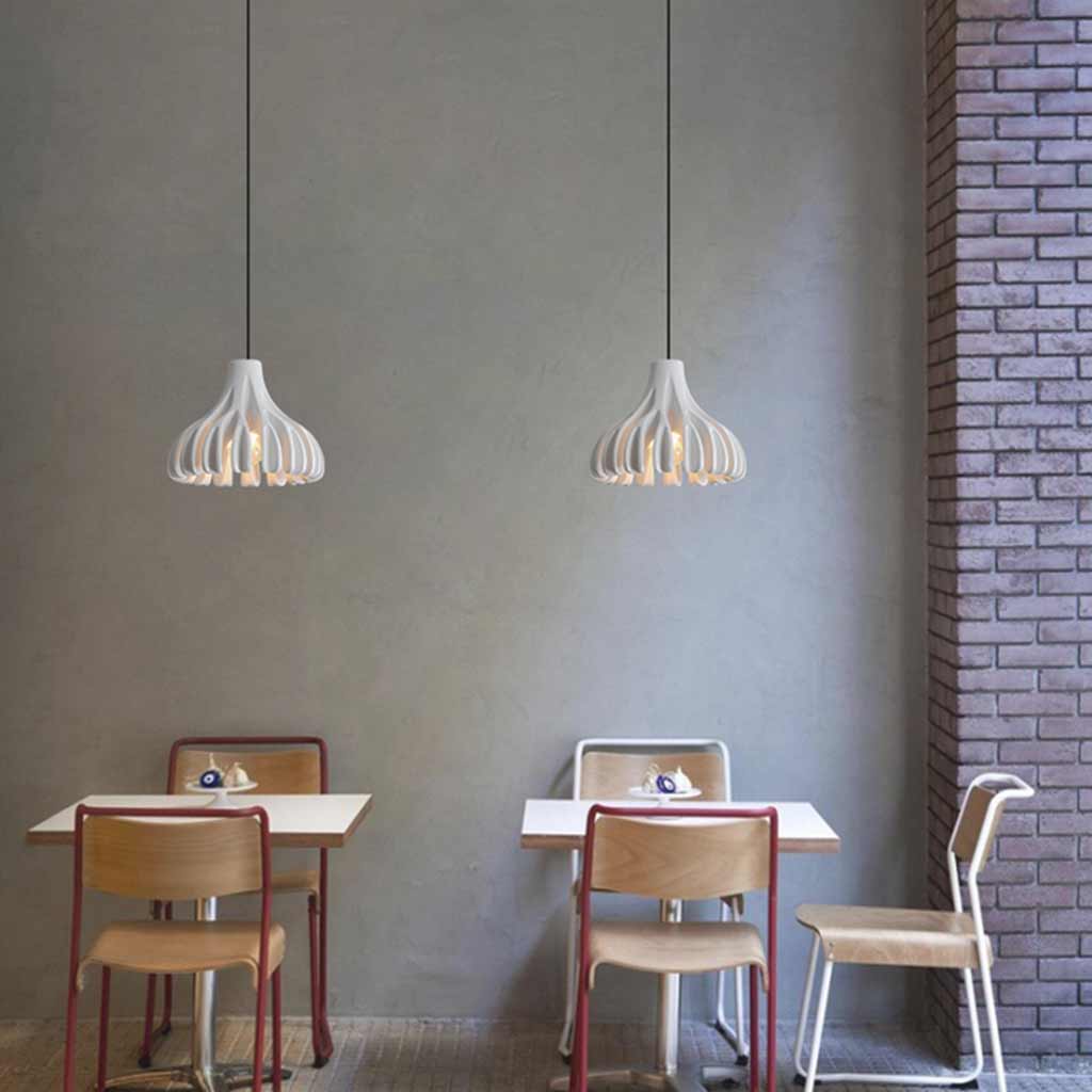 Pendant Light Nordic Macaron Resin Coral Restaurant