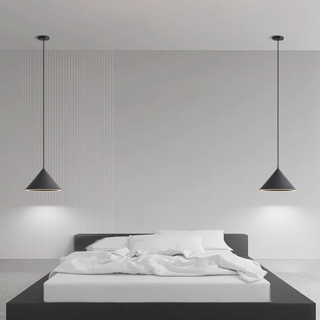 Pendant Light Nordic Simple Cone LED Bedroom