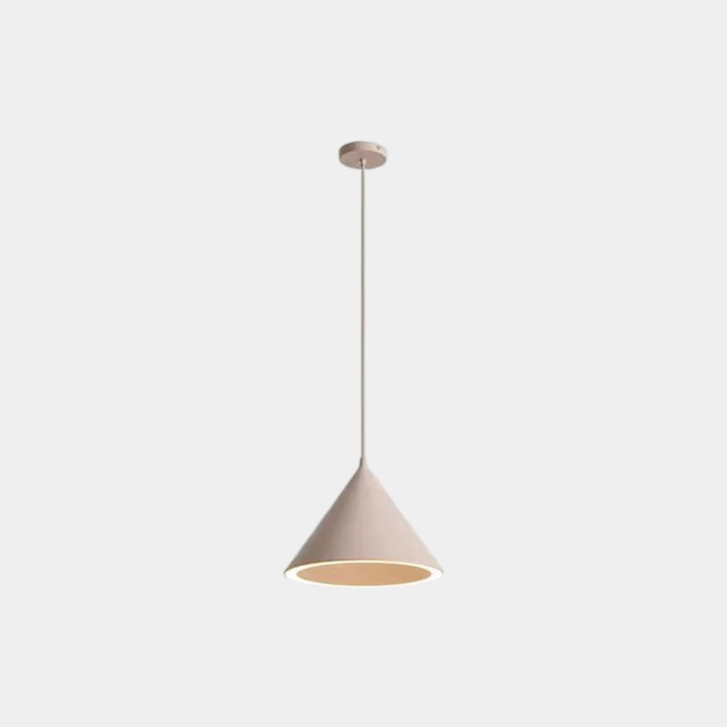 Pendant Light-Nordic Simple Cone LED Pink 