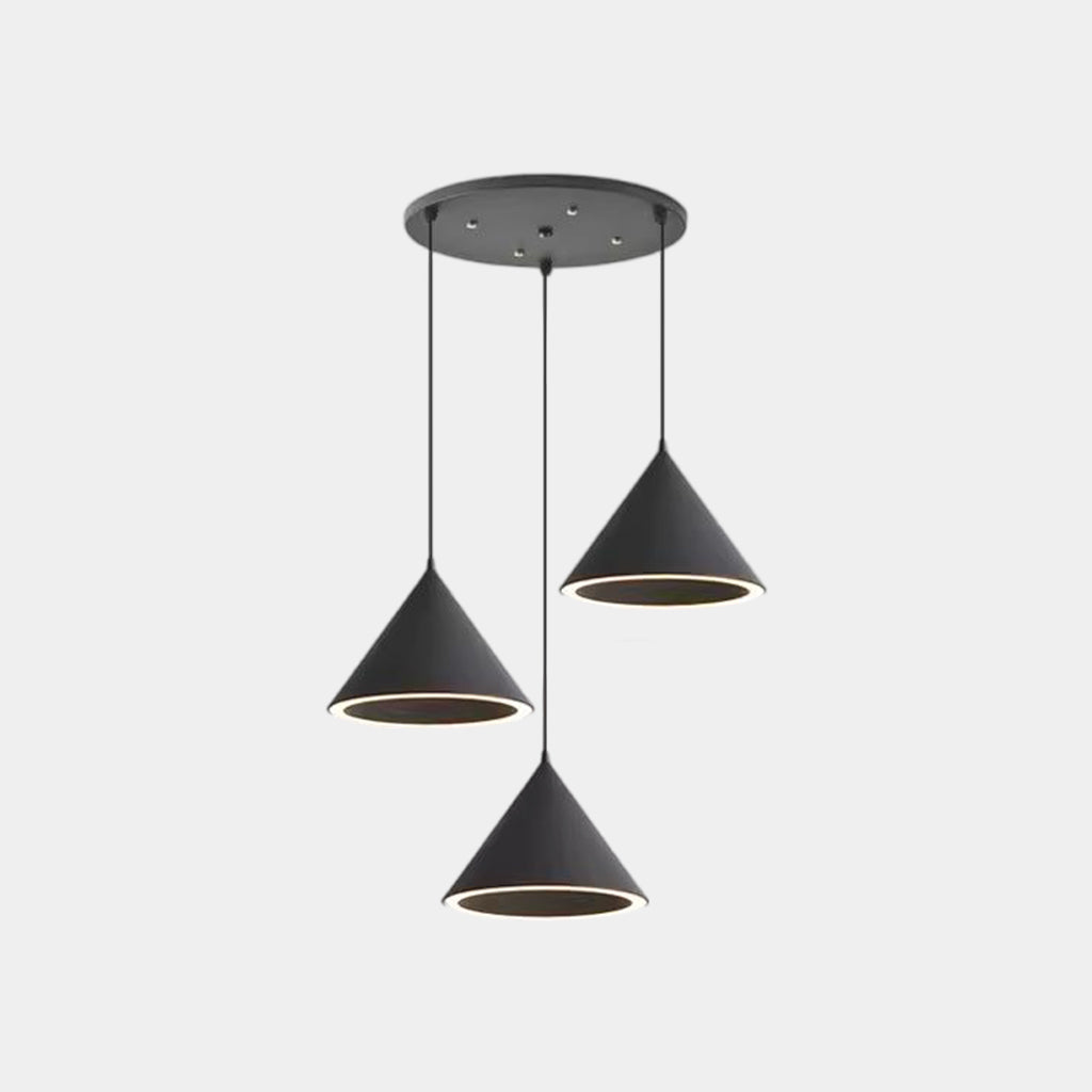 Pendant Light Nordic Simple Cone LED Round