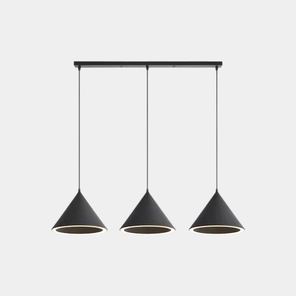 Pendant Light Nordic Simple Cone LED Triple