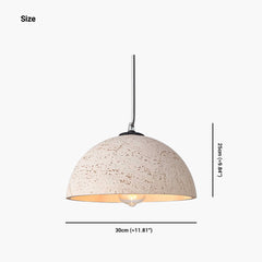 Pendant Light Wabi-Sabi Round Dome Size