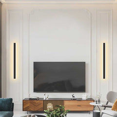 Wall Lamp Linear Indoor LED Light Black Living Room