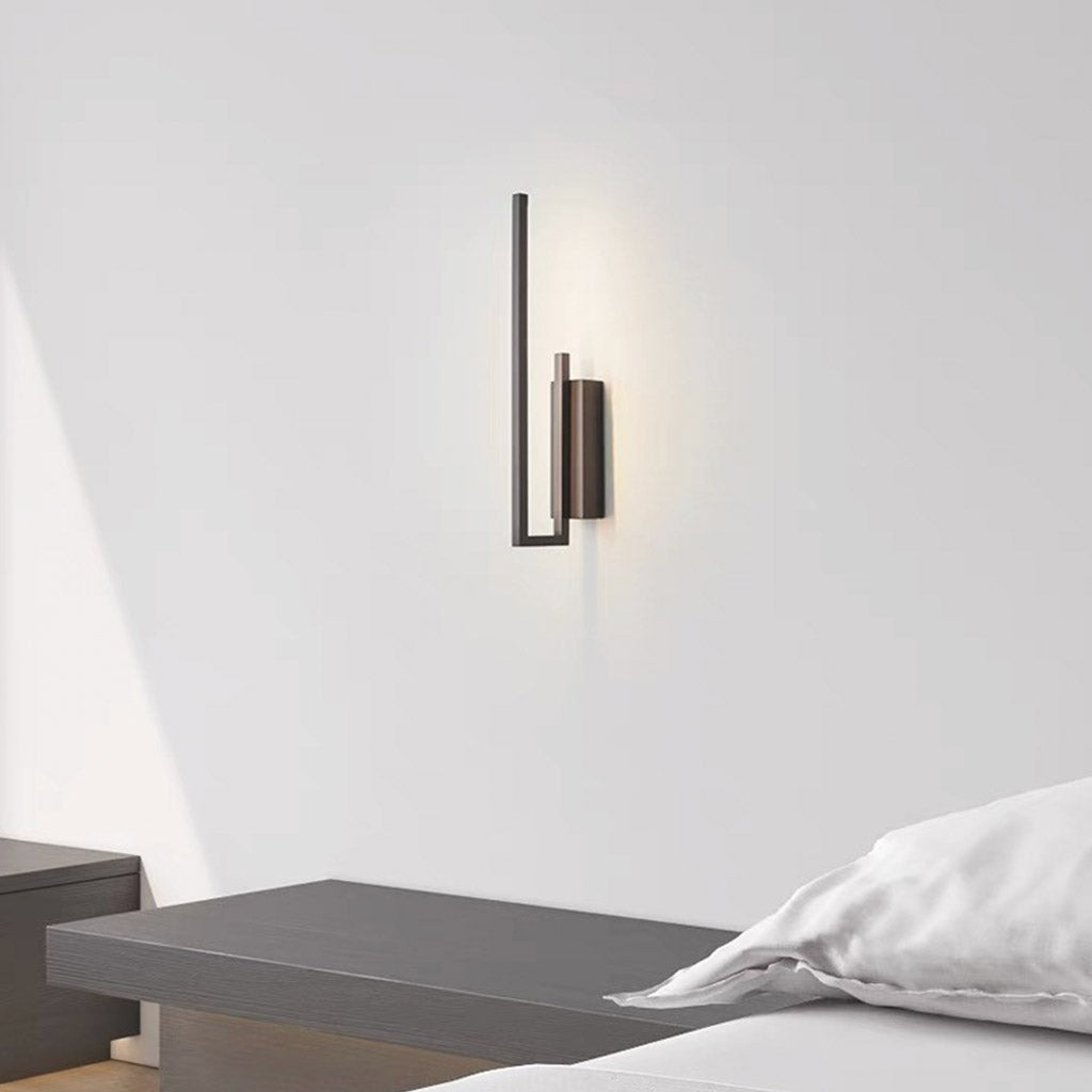 Wall Lamp Minimalist Copper Full Spectrum LED Bedroom