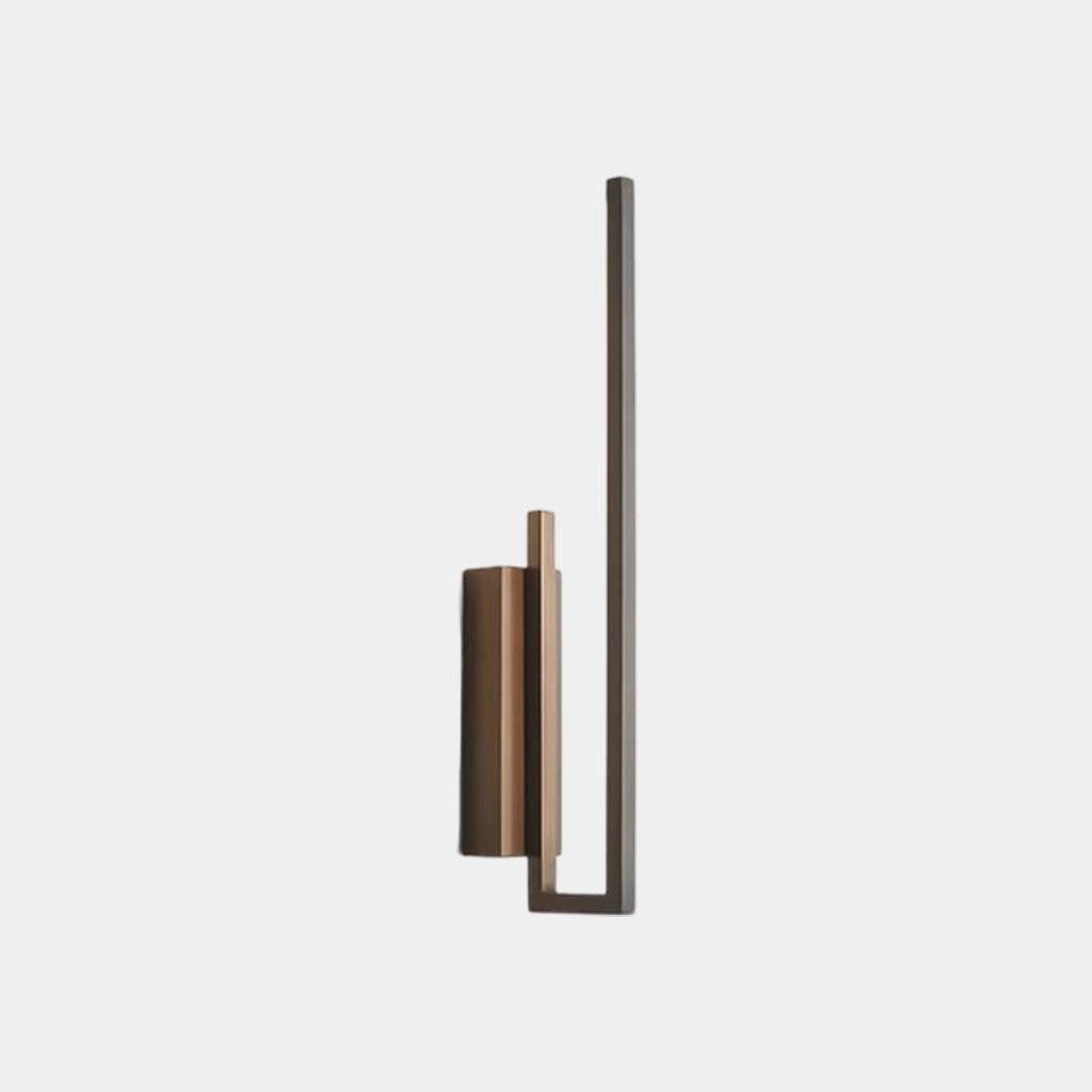 Wall Lamp Minimalist Copper Full Spectrum LED Black