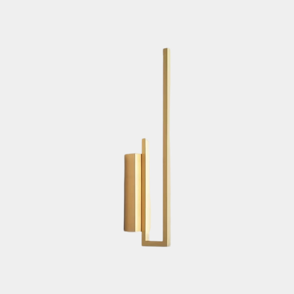 Wall Lamp Minimalist Copper Full Spectrum LED Gold