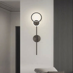 Wall Lamp Minimalist Copper LED Tripple Corner