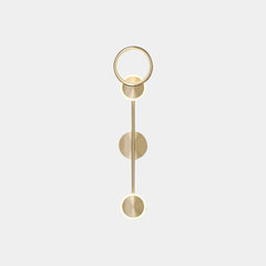 Wall Lamp Minimalist Copper LED Tripple Gold