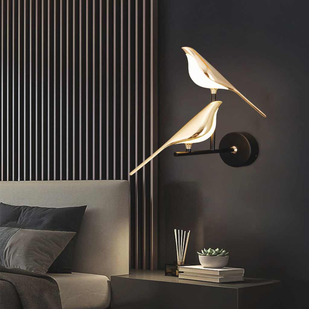Wall Lamp Modern Magpie Bird LED Double Bedroom