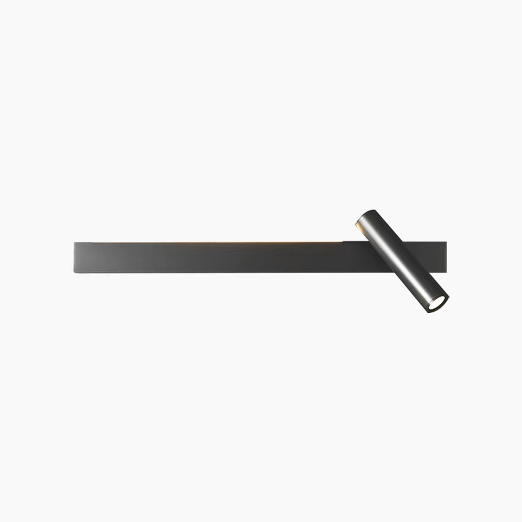 Wall Lamp Spotlight Linear LED Right Black Long