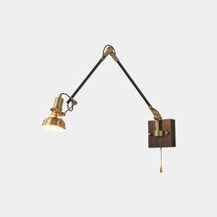 Wall Lamp Vintage Adjustable with Pull Chain