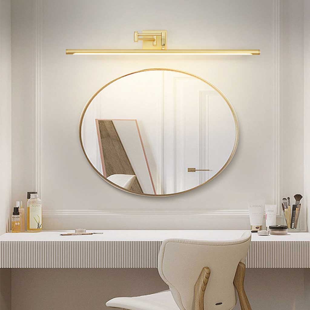 Wall Mount LED Lamp Picture Light Gold Vanity