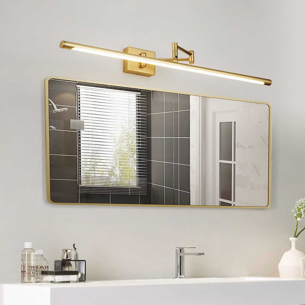 Wall Mount LED Lamp Vanity Picture Light Gold Bathroom