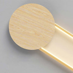 Wall Mounted Sconce Light Log Color Detail