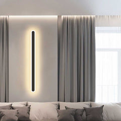 Wandleuchten leichte elegante lineare LED -Eisen und Acryl, 3 Farben
