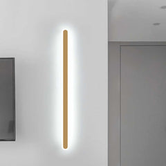 Väggskonna ljus elegant linjär LED -järn & akryl, 3 färger