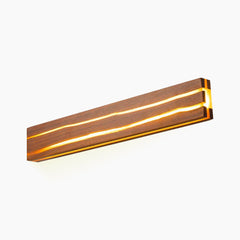 Wall Sconce LED Wooden Walnut Color