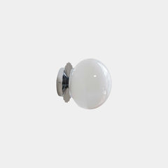 Wall Sconce Light Bauhaus Cream Glass Ball Multicolor