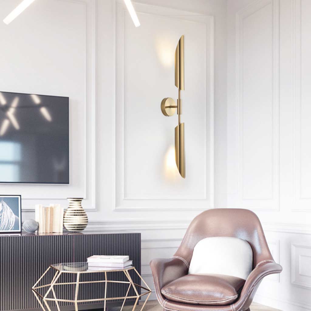 Wall Sconce Light Modern Gold Iron Sitting Room