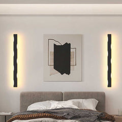 Wall Sconce Wave Linear LED Bedroom