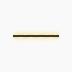 Wall Sconce Wave Linear LED Black