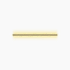 Wall Sconce Wave Linear LED Gold