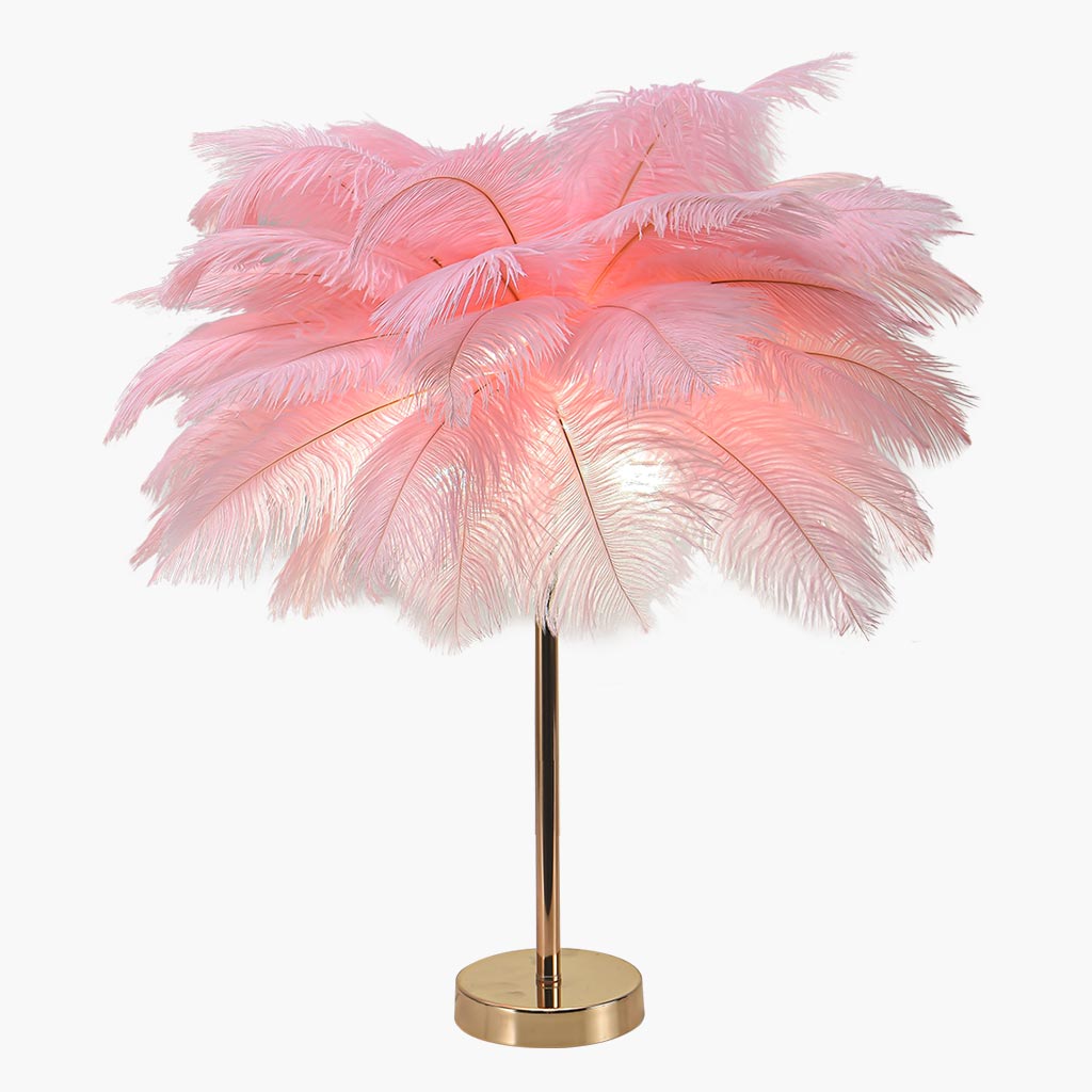 Minimalist Feather Table Lamp, 3 Colors | VAXLAMP
